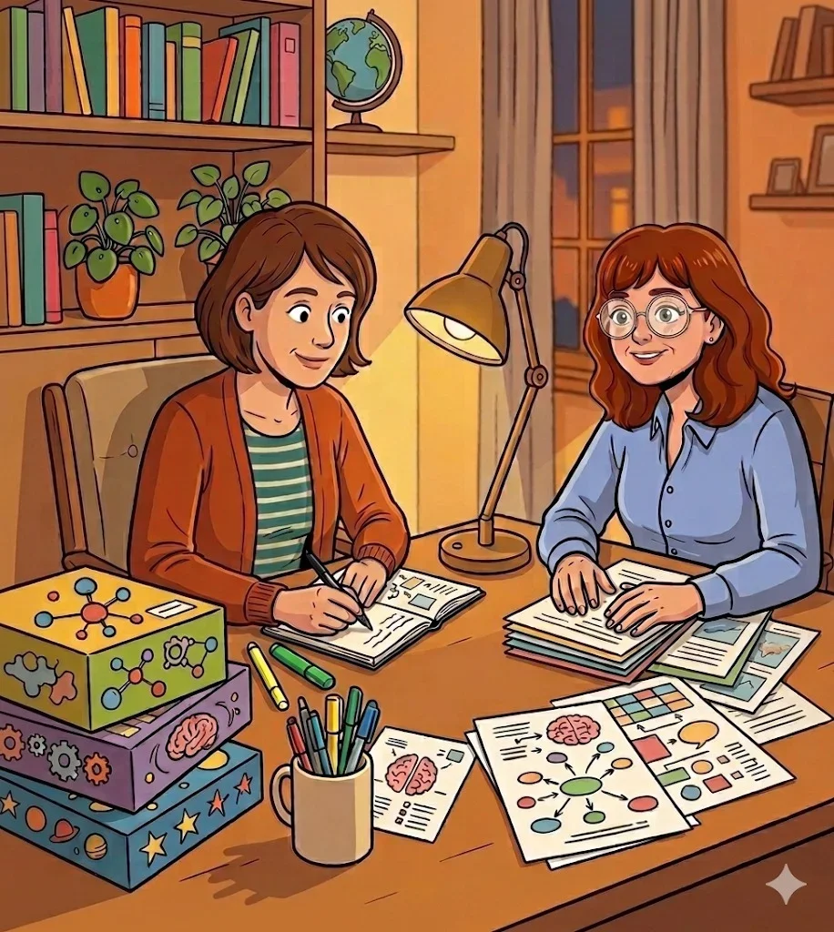 Illustration : orthopédagogie et coaching pour adultes